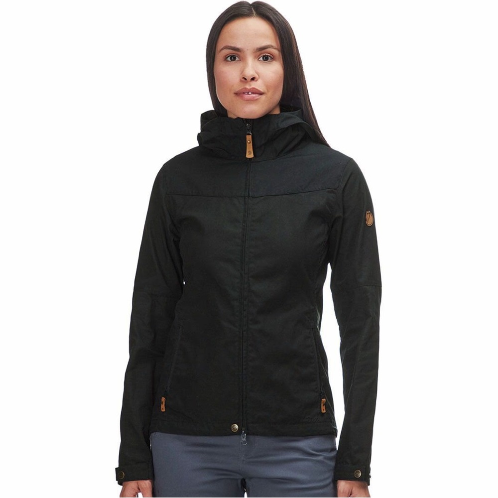 Fjallraven black Stina jacket size S!